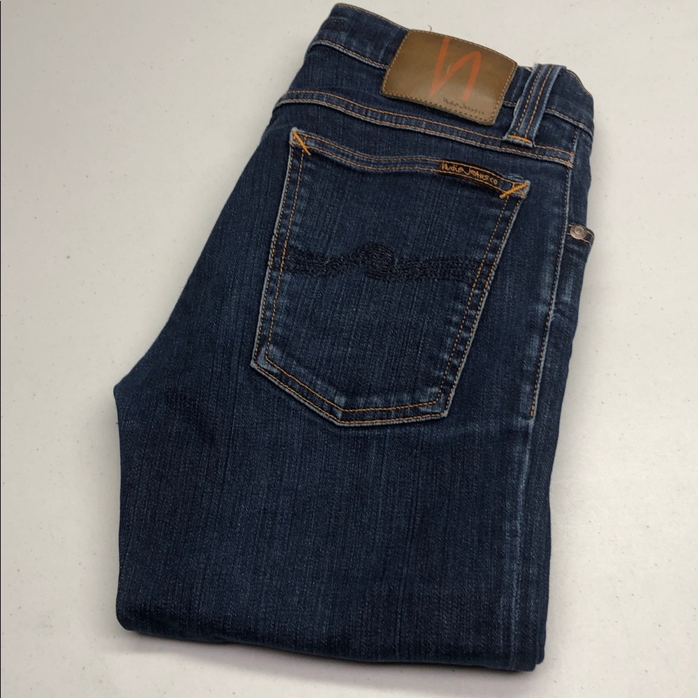 NUDIE TUBE KELLY SKINNY JEANS 26x34 MADE IN ITALY 🇮🇹